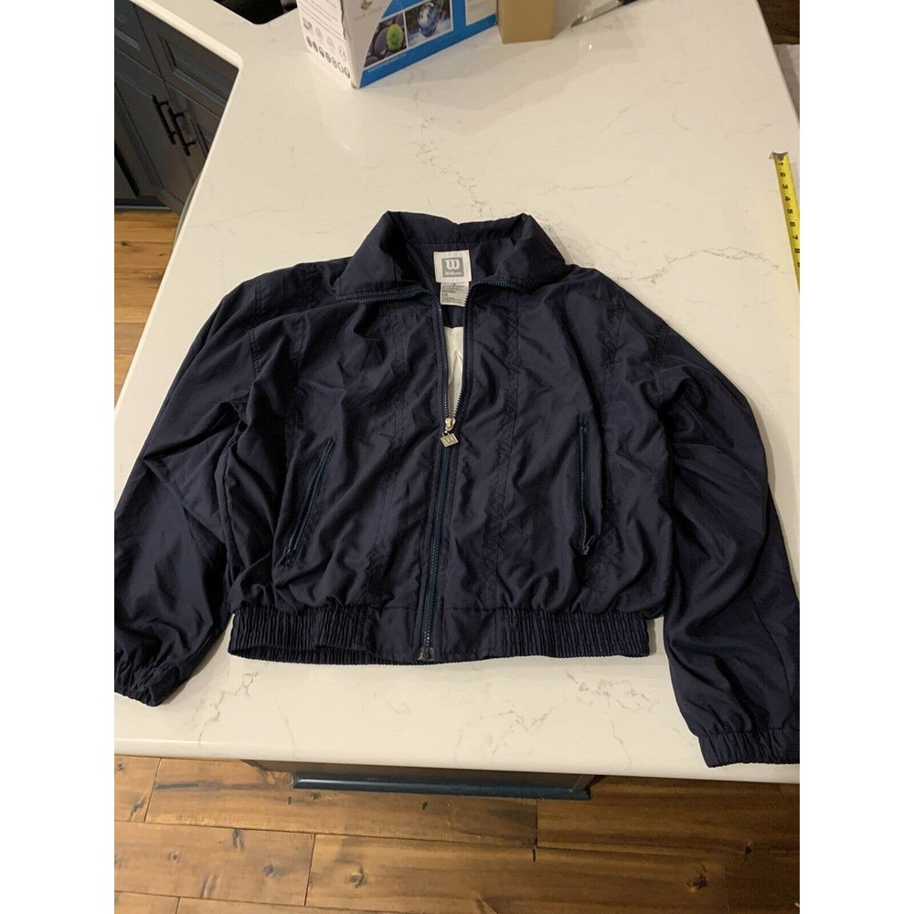 WILSON WOMENS WIND BREAKER JACKET Blue Size M